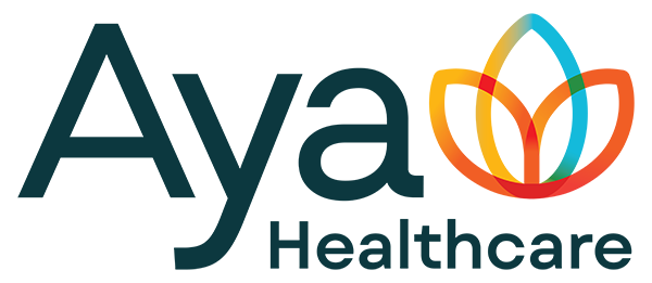 Aya Healthcare logo.