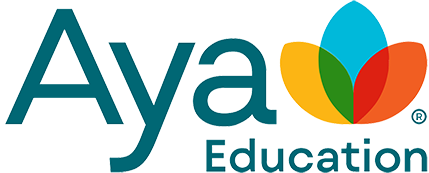 Aya Education logo.